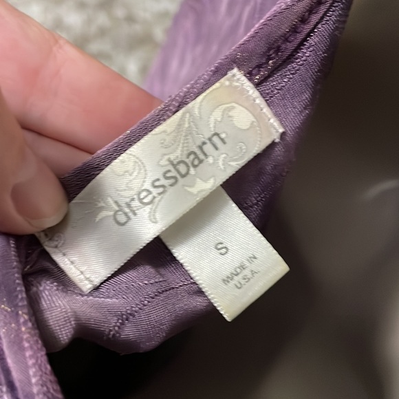 Dress Barn Purple Tie Dye Cowl Neck Top - Picture 3 of 5